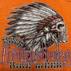 2018 Gettysburg Bike Week Event T-Shirt